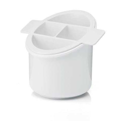 Сушарка для столових приладів Guzzini 1345611 17,3х14,8х13,5 см біла Київ - зображення 1