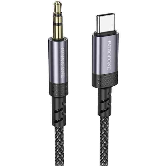 Аудио кабель Aux Borofone BL24 Graceful Type-C to AUX 3.5mm) (1m) Херсон