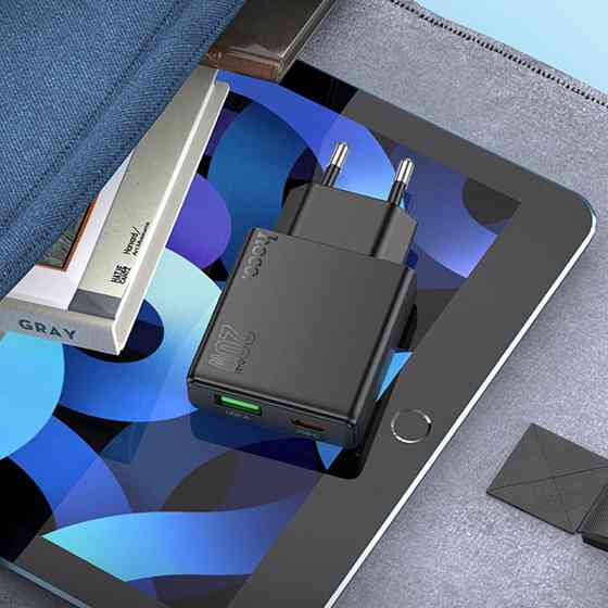 СЗУ Hoco N38 Delgado PD20W+QC3.0 (1USB-A/1C) Херсон