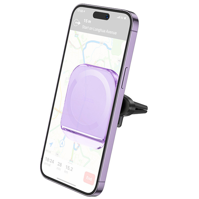 Автодержатель Hoco H42 Crystal ring magnetic (air outlet) Херсон - изображение 1