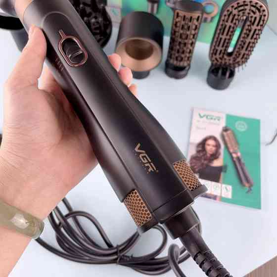 Фен-браш VGR V-491 1000 Вт черный с коричневым Київ