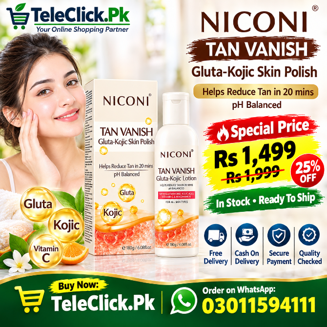 Niconi Tan Vanish Gluta Kojic Skin Polish In Pakistan - 03011594111 Донецьк - зображення 1