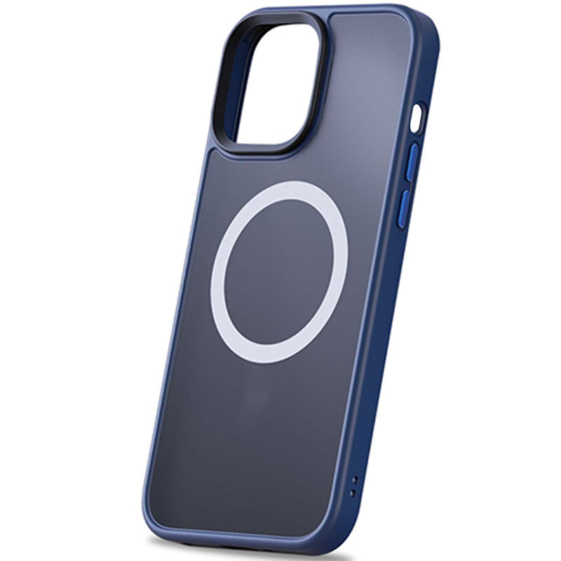 TPU+PC чехол Metal Buttons with MagSafe для Apple iPhone 13 (6.1") Херсон - зображення 4