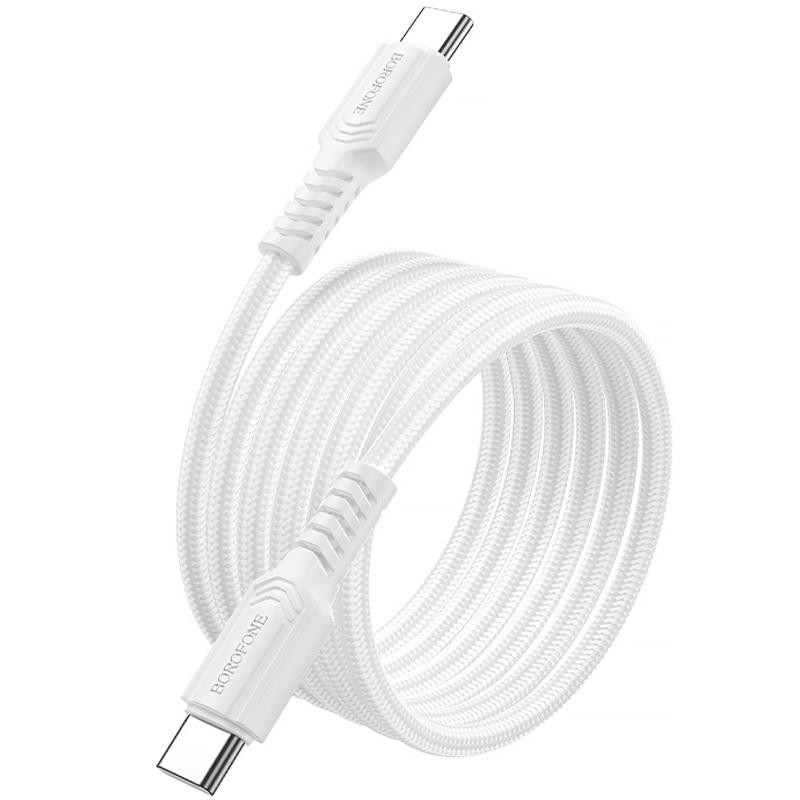 Дата кабель Borofone BX116 Certain Type-C to Type-C 60W (1m) Херсон - изображение 2
