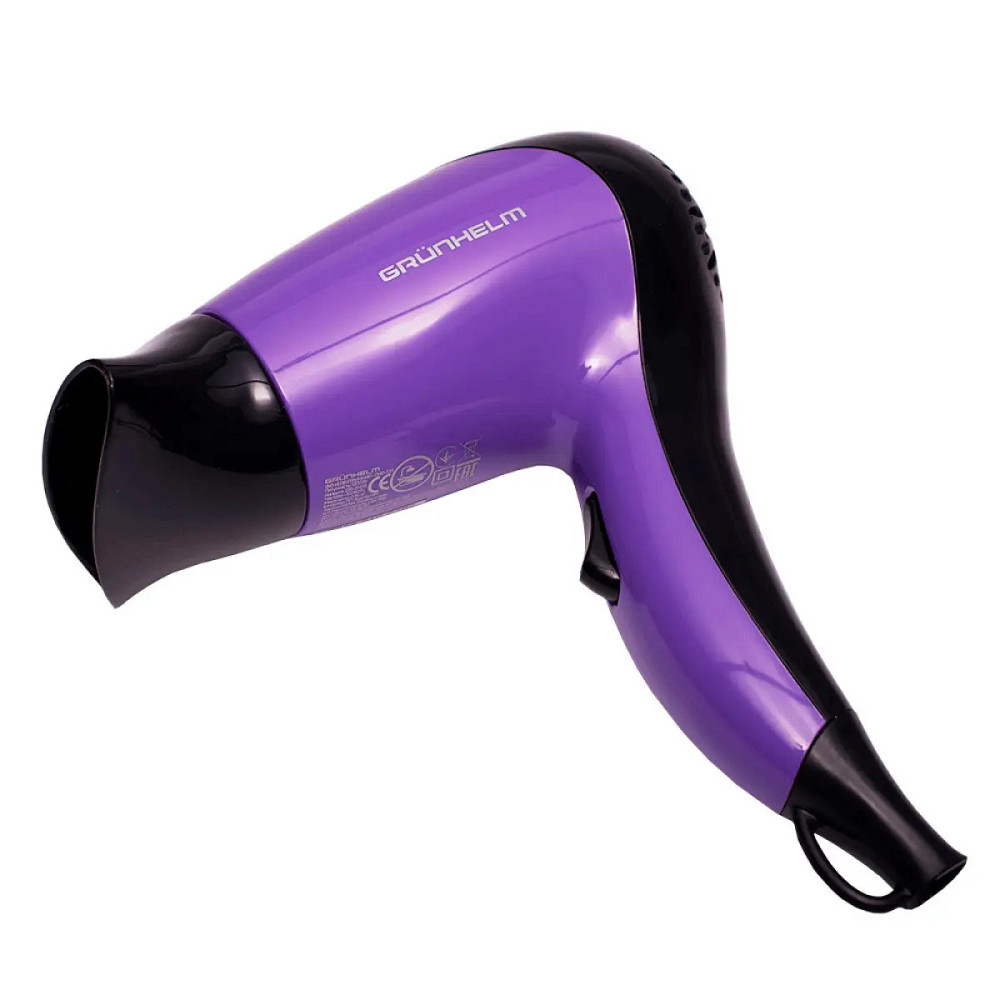 Фен Grunhelm GHD-520 1200 Вт черный Київ - зображення 4