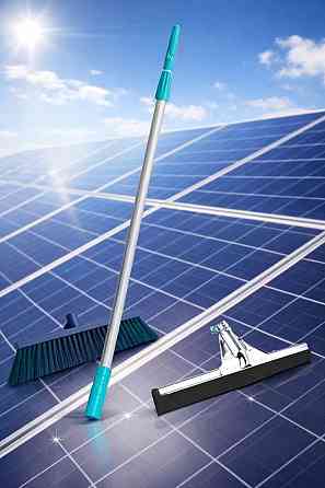 Щетка для мытья и чистки солнечных панелей 3 м (набор) 383507280 Київ