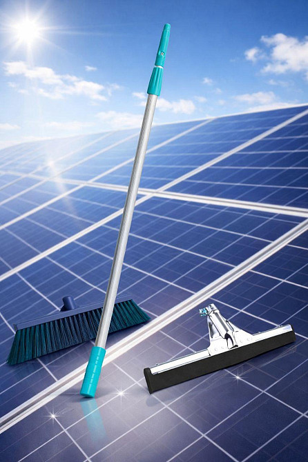 Щетка для мытья и чистки солнечных панелей 3 м (набор) 383507280 Київ - зображення 1