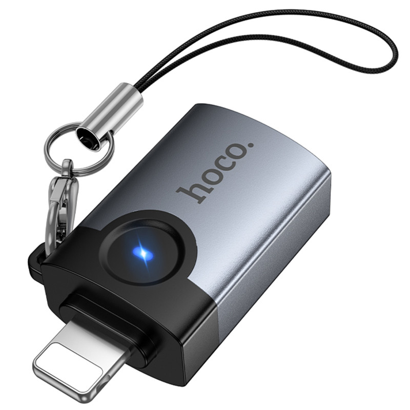 Уценка Переходник Hoco UA46 Lightning Male to USB Female USB2.0 Херсон - зображення 3
