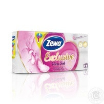 Туалетная бумага Zewa Exclusive 8рул Київ - зображення 1