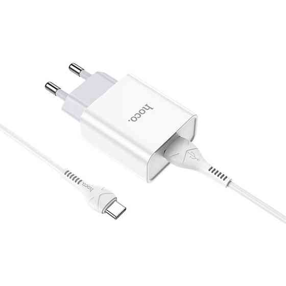 СЗУ Hoco C81A Asombroso 2.1A (1USB-A) + кабель USB to Type-C Херсон