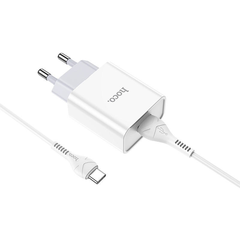 СЗУ Hoco C81A Asombroso 2.1A (1USB-A) + кабель USB to Type-C Херсон - зображення 5