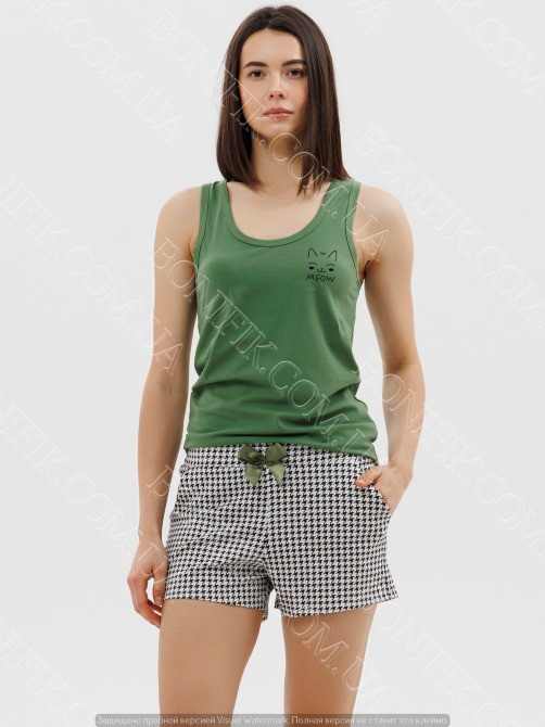 Женский домашний комплект с рисунком "Cats" (16174) (арт. 1637) Кривий Ріг - зображення 1