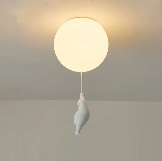 Люстра стельова на 1 лампочку SGJ10-250-k Білий 60х25х25 см. Київ - зображення 1