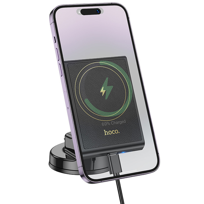 Автодержатель с БЗУ Hoco HW20 Precious (center console) Херсон - зображення 7