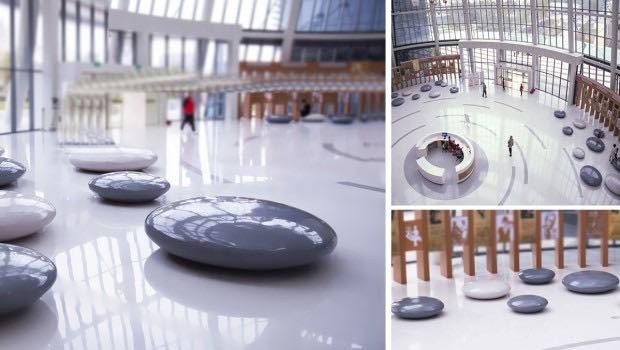 Художественная мебель в форме гальки для торговых центров под заказ. Киев - изображение 1