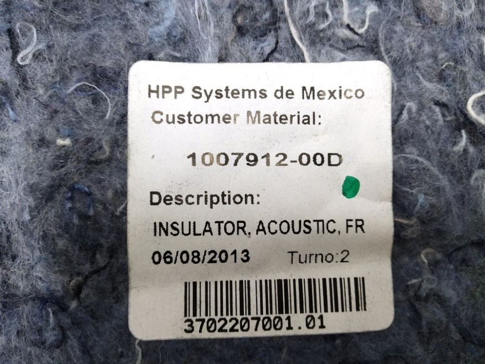 Шумоизоляция карты двери передней левой правой Tesla model S, model S REST 1007912-00-D Киев - изображение 3