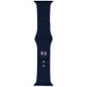DM Ремінець Silicone для Apple Watch 38/40/41 mm Midnight Blue (Код товару:29445) Харків