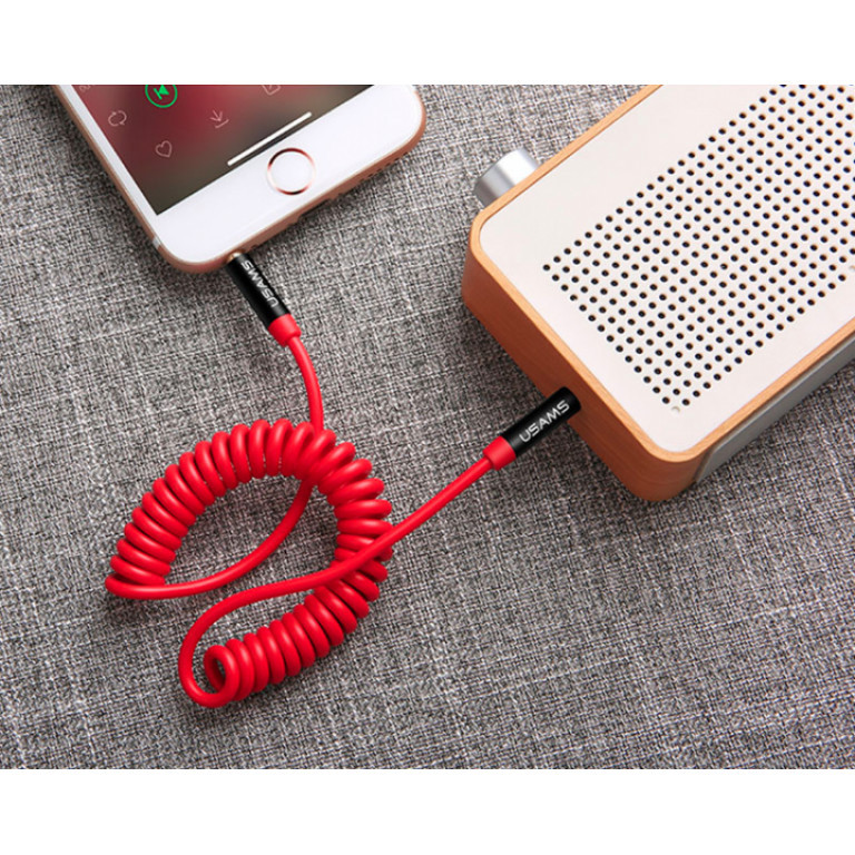 Переходник аудио AUX Usams US-SJ256-red 1.2 м красный Київ - зображення 2