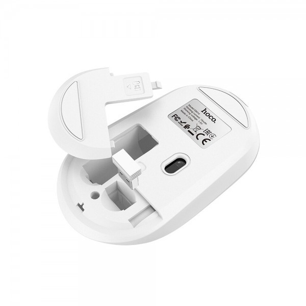 Мишка Hoco GM14 Platinum 2.4G White (Код товару:33138) Харків - зображення 4