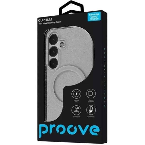 Чохол Proove Cuprum with Magnetic Ring для Samsung Galaxy S24 Plus/S25 Plus Black (PCCCSGSP2502) (Ко Харьков - изображение 2