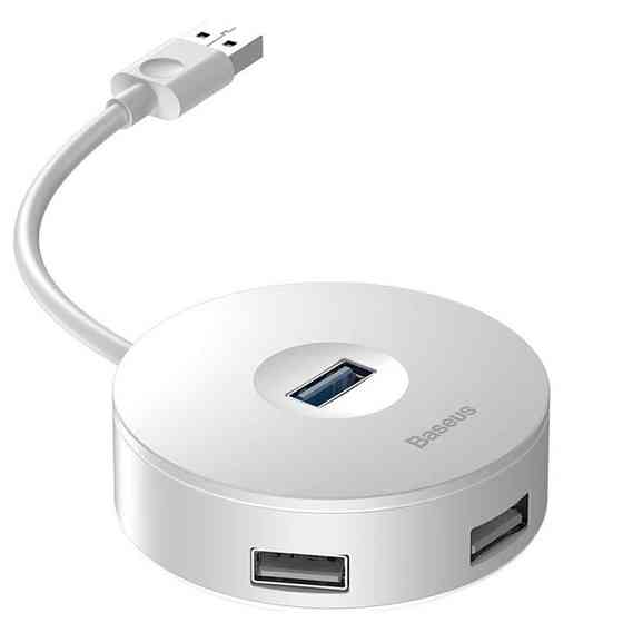 Переходник HUB Baseus Round Box USB to USB 3.0 + 3USB 2.0 (CAHUB-F) Херсон