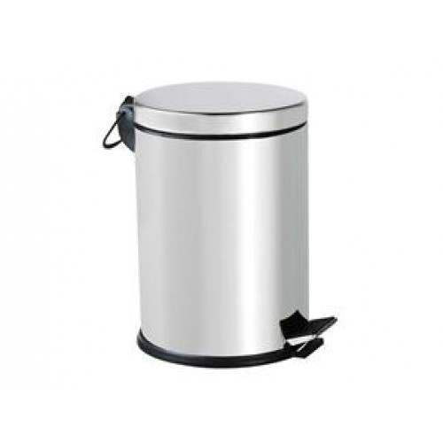 Ведро из нержавеющей стали с педалью,16 л, сатин (0106 S) Киев - изображение 1
