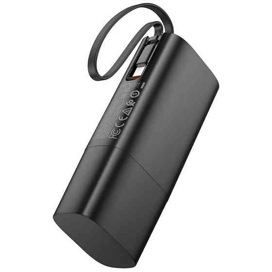 Портативное ЗУ Power Bank Hoco J148 Handy PD20W with cable 5000 mAh Херсон