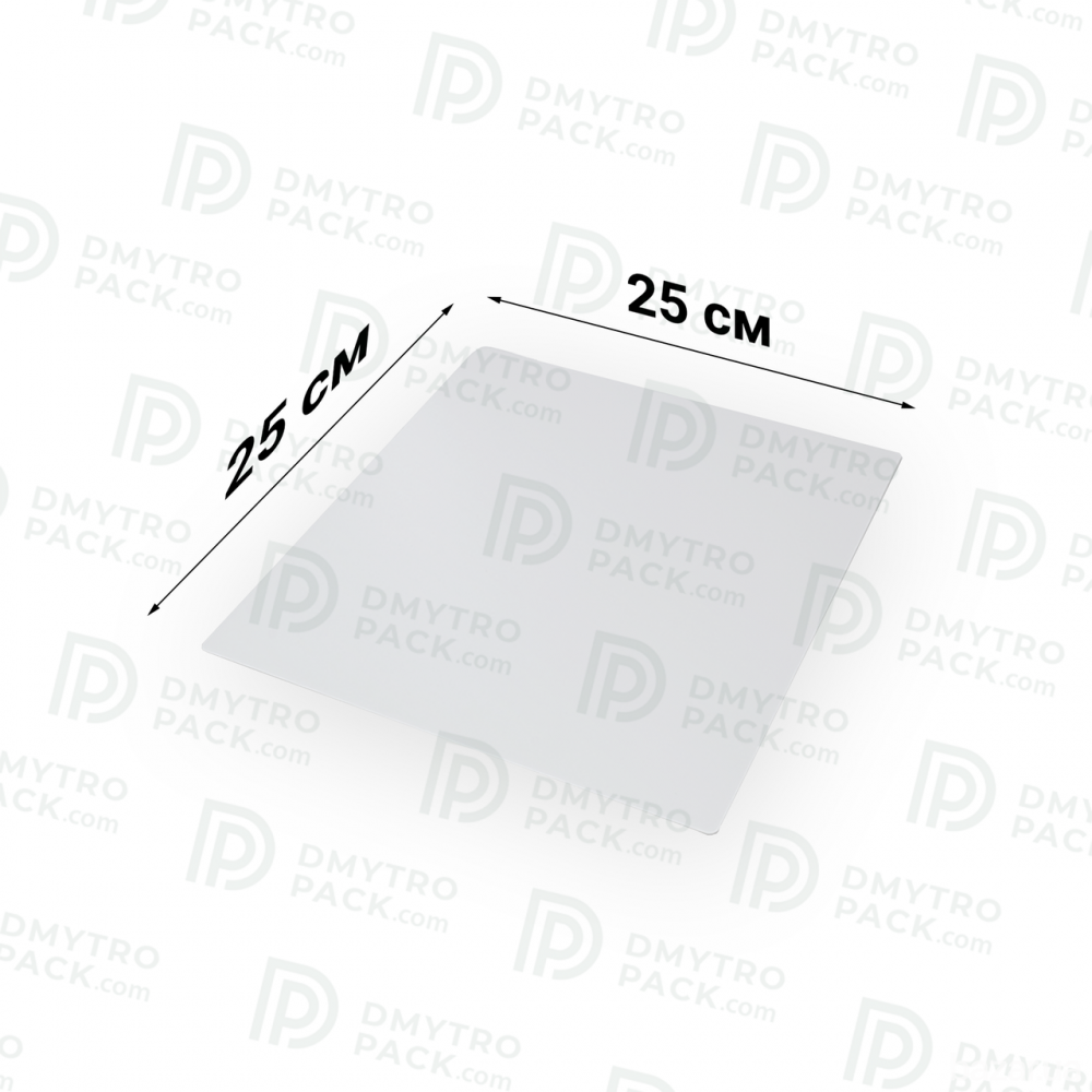 Подложка для торта 250х250 мм квадратная белая из ламинированного картона Херсон - зображення 5