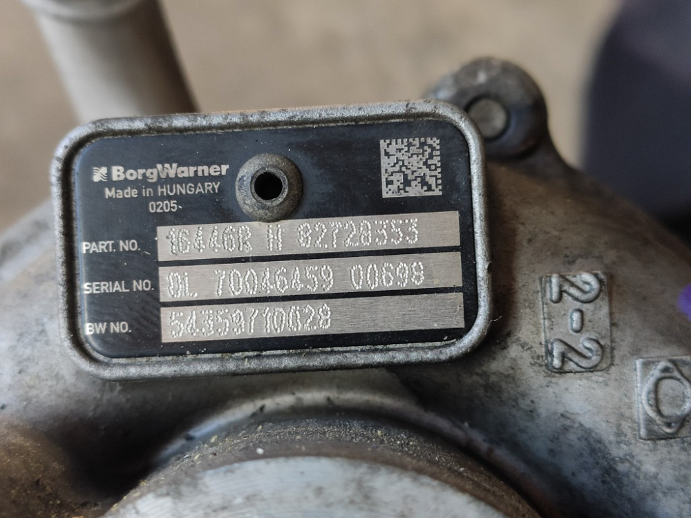 Турбина Renault Kangoo 1.5 dci 2013-2016 (54359710028) Euro 5 Ковель - зображення 4