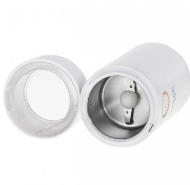 Кофемолка электрическая Adler AD-4446-wg 150 Вт белая Киев - изображение 3