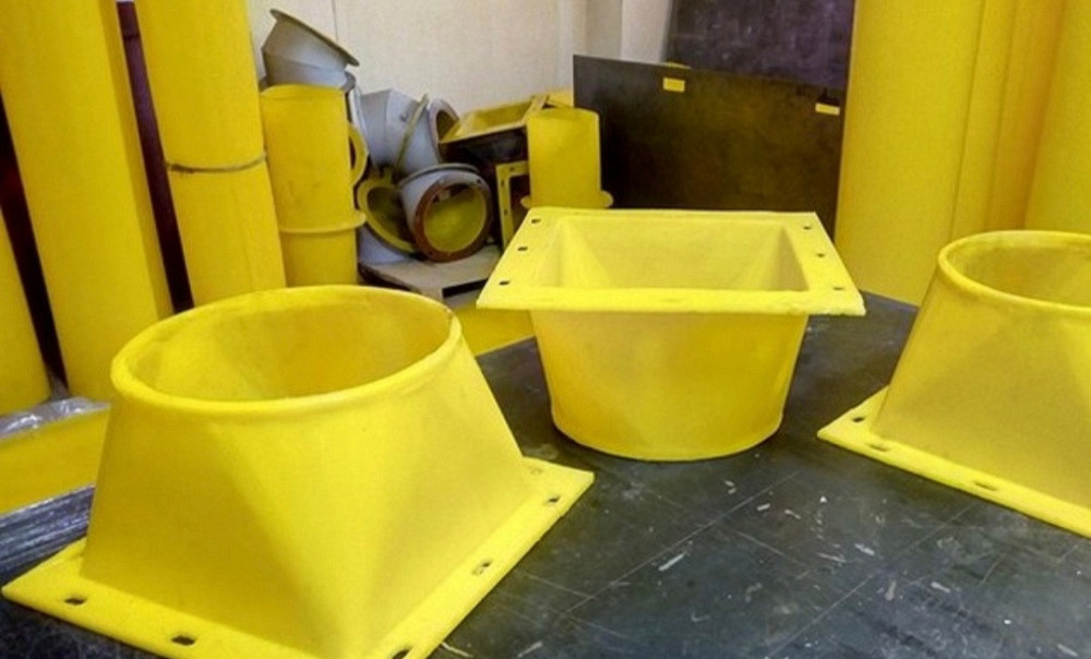 Футеровка полиуретановыми листами самотеков , футерованная труба Київ - зображення 11