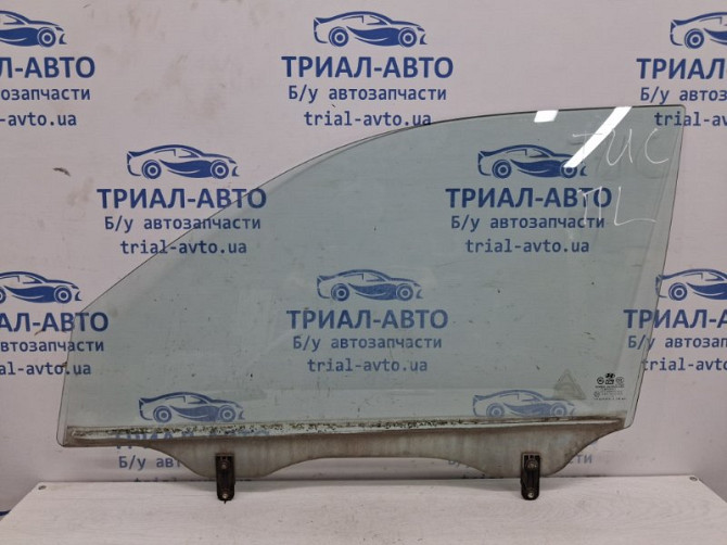 Стекло двери переднее левое Hyundai Tucson JM 2.0 DIESEL D4EA 2004 (б/у) Киев - изображение 1