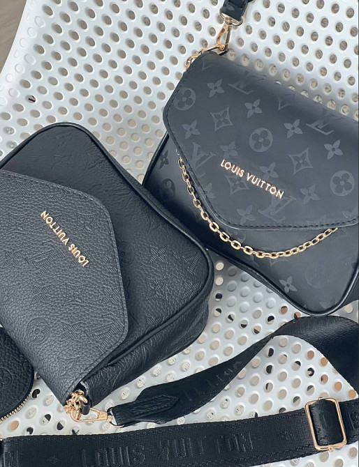 кросс-боди сумка женская Louis Vuitton 2 в 1 SDO6 Киев - изображение 1