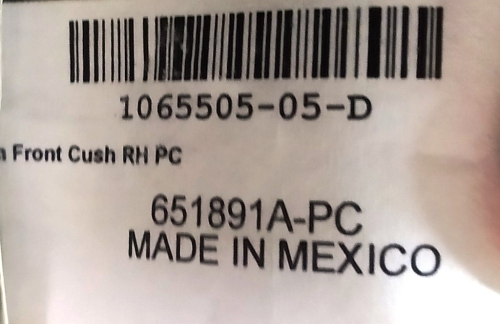 Обшивка нижней части пасс. сиденья с подогревом и без дат. присутствия PUR CRM Tesla model X, model Київ - зображення 7