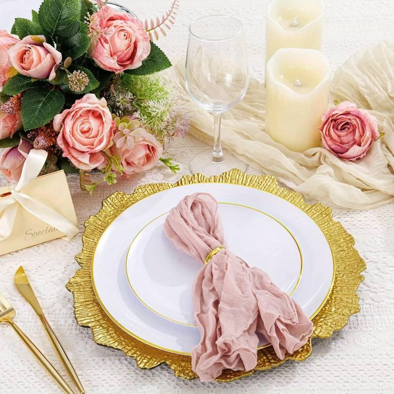 Подтарельник для сервировки Ø33см Leeseph золото 2 шт. Одеса - зображення 3