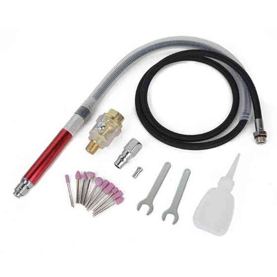 Пневмогравер мини с комплектом шлифовальных камней AIRKRAFT AT-010K Харків