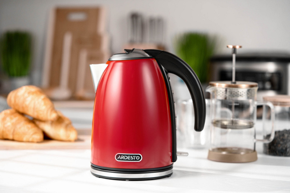 Электрочайник Ardesto EKL-F340R 1.7 л красный Київ - зображення 6