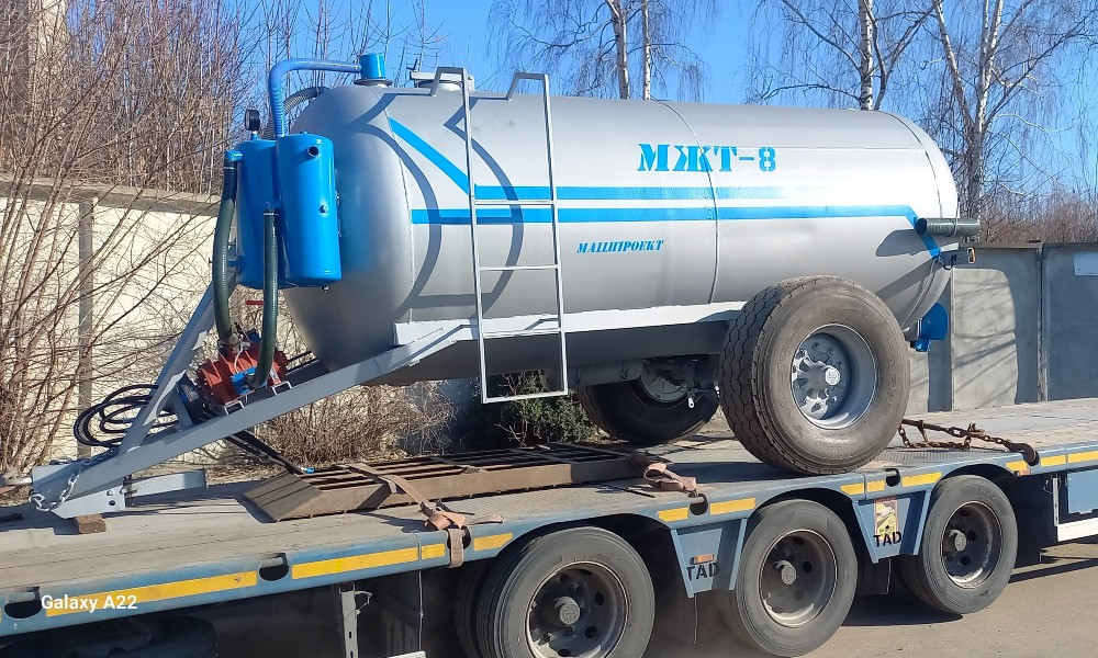 Бочка для навозу МЖТ-8 (8м3) вакумна з розкидачем Белая Церковь - изображение 4