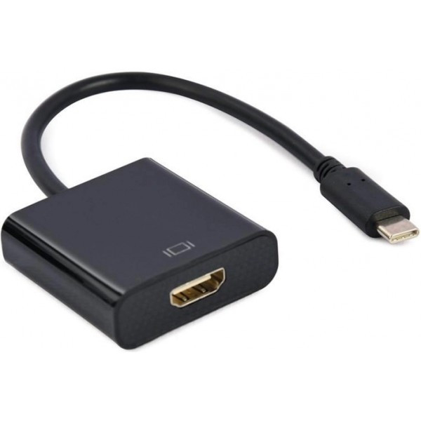 Адаптер Cablexpert USB Type-C - HDMI (M/F) Black (A-CM-HDMIF-04) (Код товару:34622) Харків - зображення 1