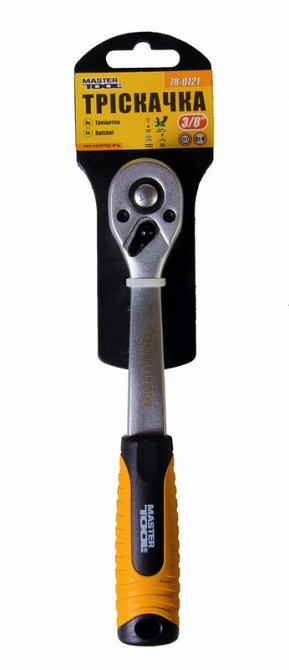 Трещотка MASTERTOOL ⅜" 72T 78-0121 Харків - зображення 2