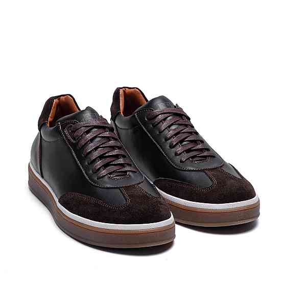 Мужские кожаные кроссовки Classic Brown Київ
