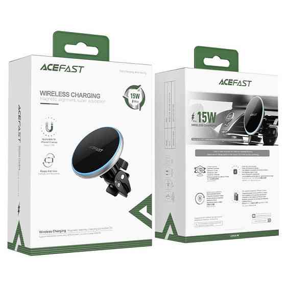 Автодержатель с БЗУ Acefast D3 magnetic wireless 15W Херсон