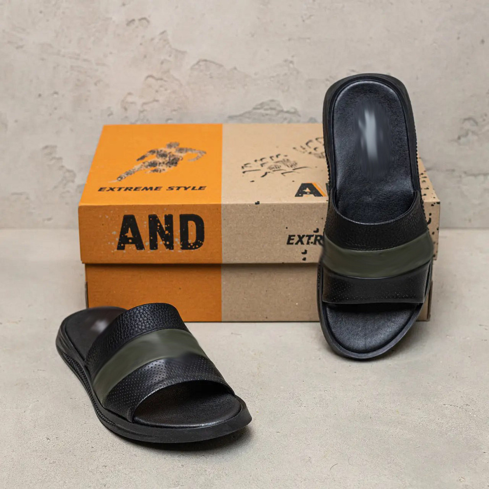 Мужские кожаные  летние шлепанцы-сланцы Київ - зображення 6