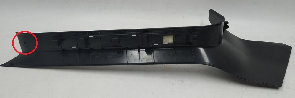 Облицовка порога стойки А нижняя правая (со вставкой) с повреждением Tesla model S, model S REST 103 Київ - зображення 3