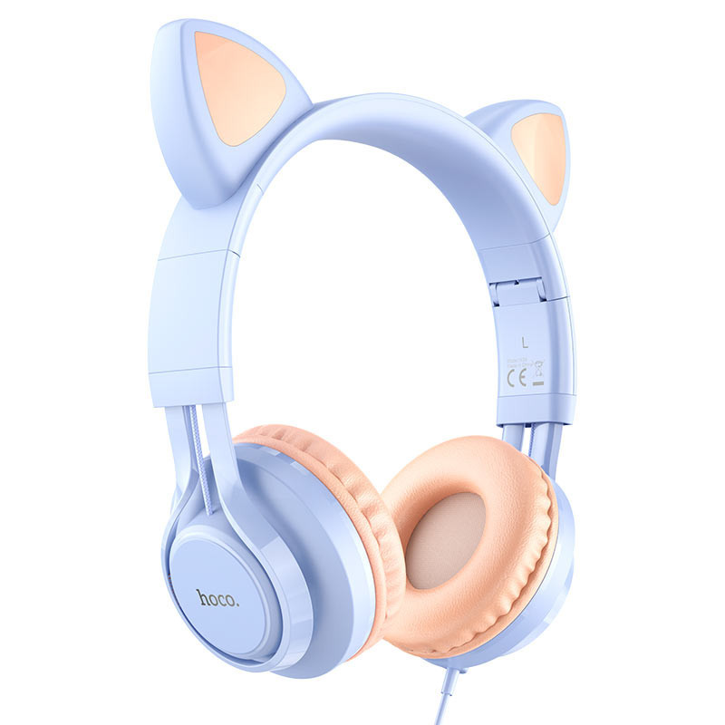 Уценка Накладные наушники Hoco W36 Cat ear (3.5mm/1.2m) Херсон - зображення 10