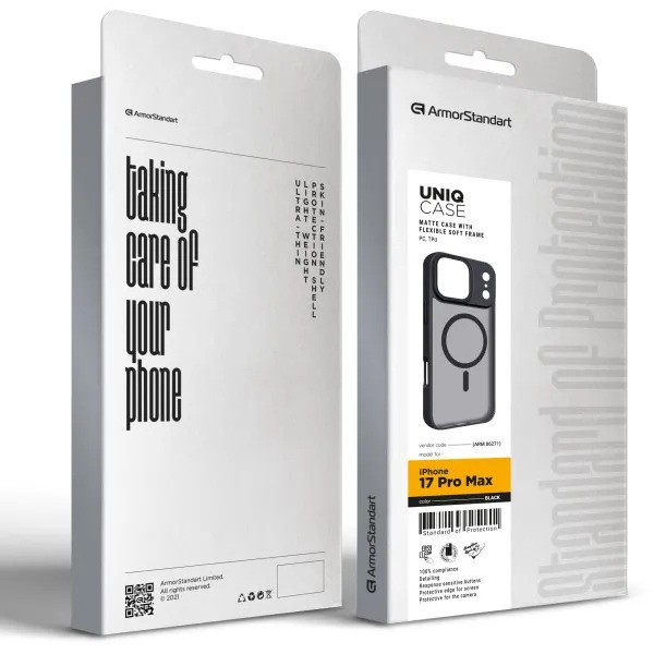Чохол ArmorStandart Uniq MagCase для Apple iPhone 17 Pro Max Black (ARM86271) (Код товару:42803) Харьков - изображение 2