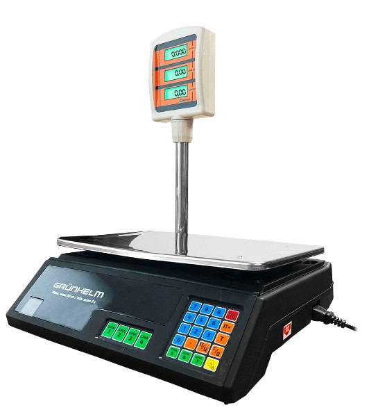 Весы торговые Grunhelm GSС-050 50 кг Киев - изображение 3