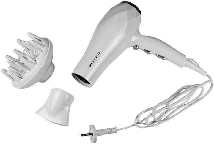 Фен Grunhelm GHD-576 2200 Вт белый Киев - изображение 2