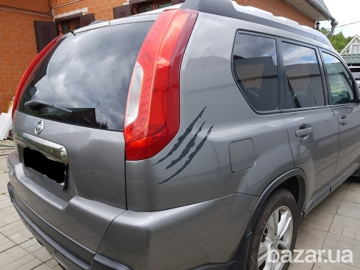 Наклейка на авто в виде Царапины Когтем Черная Бориспіль - зображення 8