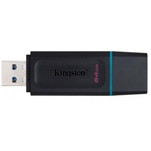 Флеш пам'ять Kingston DT Exodia 64GB USB 3.2 Black/Teal (DTX/64GB) (Код товару:17101) Харків - зображення 3